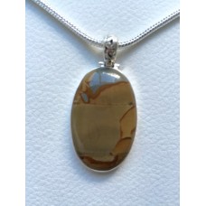 400 Collier jaspe royal, argent sterling